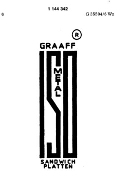 GRAAFF  METAL SANDWICH PLATTEN