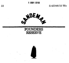 SANDEMAN FOUNDERS RESERVE