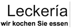 Leckeria wir kochen Sie essen