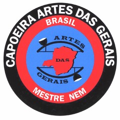 CAPOEIRA ARTES DAS GERAIS BRASIL MESTRE NEM