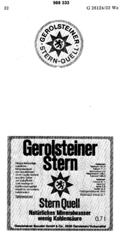 Gerolsteiner Stern