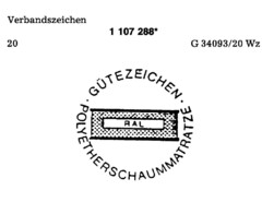 RAL GÜTEZEICHEN   POLYETHERSCHAUMMATRATZE