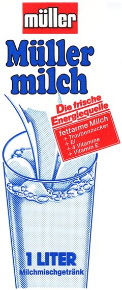 müller Müller milch Die frische Energiequelle