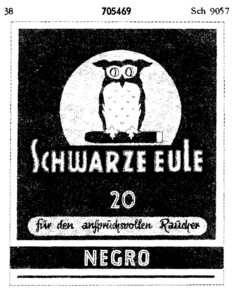 SCHWARZE EULE für den anspruchsvollen Raucher NEGRO