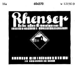 Rhenser