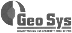 Geo Sys UMWELTTECHNIK UND GEOGERÄTE GMBH LEIPZIG