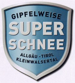 GIPFELWEISE SUPER SCHNEE ALLGÄU - TIROL KLEINWALSERTAL