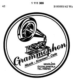 Grammophon Musik - Kneipen - Cafe