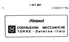 Minipack COSTRUZIONI MECCANICHE TORRE - Dalmine-Italy