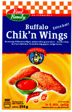 Food Family Buffalo Chik'n Wings
