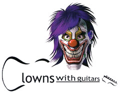 Clowns with guitars