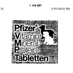 Pfizer  Vitamin Mineral Protein-Tabletten