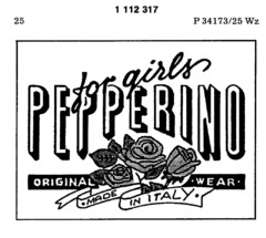 for girls PEPPERINO ORIGINAL WEAR MADE IN ITALY