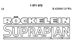 RÖCKELEIN SUPRAPLAN