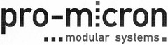 pro-micron modular systems