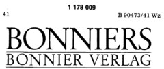 BONNIERS BONNIER VERLAG