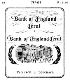 Bank of England Cerut