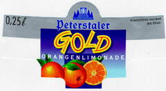 Peterstaler GOLD ORANGENLIMONADE