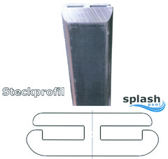 Steckprofil splash pool