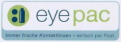 eyepac Immer frische Kontaktlinsen - einfach per Post.