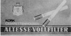 ALTESSE-VOLLFILTER KORK CIGARRETTENHÜLSEN