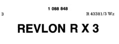 REVLON R X 3