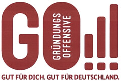 GO!!! GRÜNDUNGS OFFENSIVE GUT FÜR DICH. GUT FÜR DEUTSCHLAND.