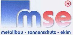 mse metallbau - sonnenschutz - ekim