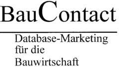 BauContact Database-Marketing für die Bauwirtschaft