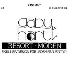 gaby hartl RESORT   MODEN