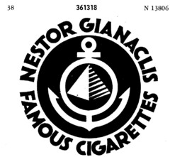 NESTOR GIANCALIS FAMOUS CIGARETTES