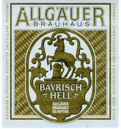 ALLGÄUER BRAUHAUS BAYRISCH HELL