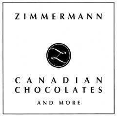 ZIMMERMANN CANADIAN CHOCOLATES AND MORE