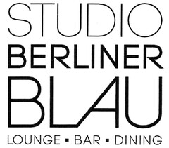 STUDIO BERLINER BLAU LOUNGE BAR DINING