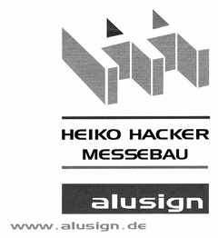 HEIKO HACKER MESSEBAU alusign