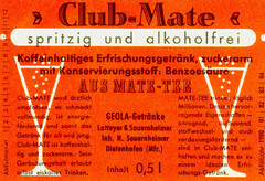 Club-Mate spritzig und alkoholfrei