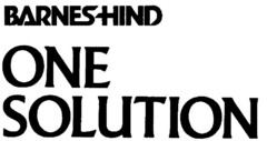 BARNES HIND ONE SOLUTION