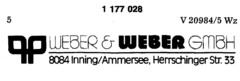 WEBER & WEBER GMBH 8084 Inning/Ammersee, Herrschinger Str. 33