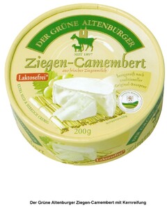 DER GRÜNE ALTENBURGER Ziegen-Camembert mit Kernreifung
