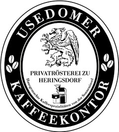 USEDOMER KAFFEEKONTOR PRIVATRÖSTEREI ZU HERINGSDORF Hausgemachte Kaffeespezialitäten von der Sonneninsel