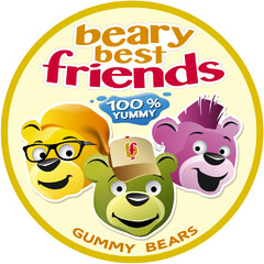 beary best friends 100% YUMMY GUMMY BEARS