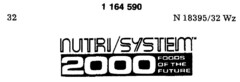 NUTRI/SYSTEM 2000  FOODS OF THE FUTURE