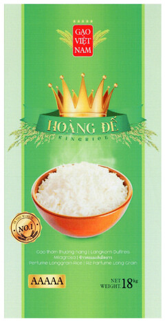 GAO HOÀNG DÊ KING RICE