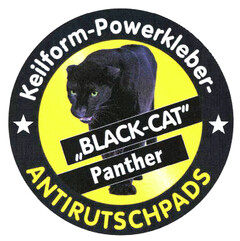 Keilform-Powerkleber- "BLACK-CAT" Panther ANTIRUTSCHPADS