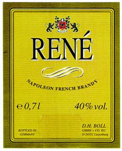 RENE NAPOLEON FRENCH BRANDY