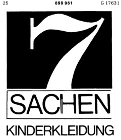 7 SACHEN KINDERKLEIDUNG