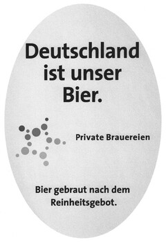 Deutschland ist unser Bier. Private Brauereien Bier gebraut nach dem Reinheitsgebot.