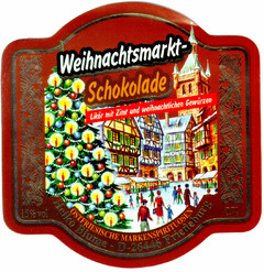 Weihnachtsmarkt-Schokolade