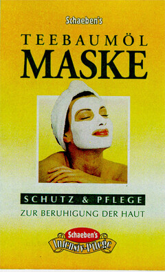 Schaeben's TEEBAUMÖL MASKE