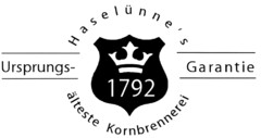 Ursprungs-Garantie 1792